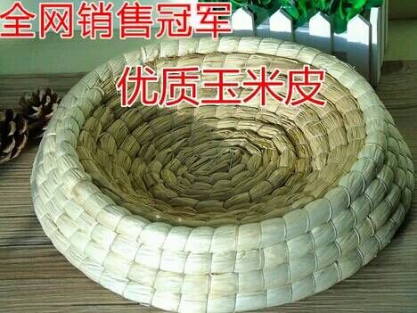 玉米皮编制草窝图片